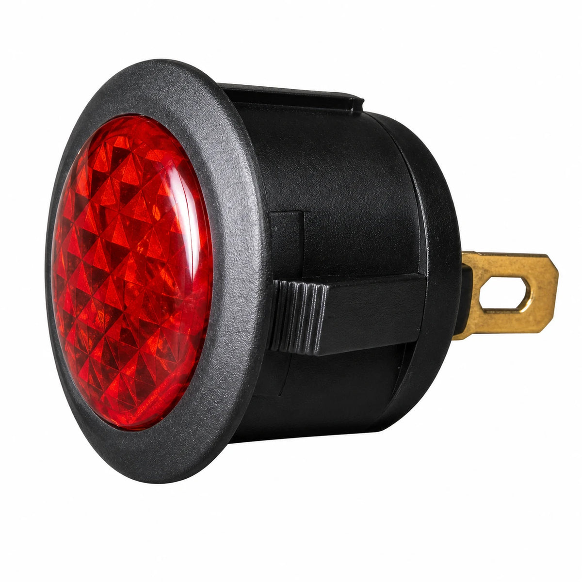 12V LED Round Warning Indicator Dash Light – Red, Amber, Green & Blue for Battery / Oil | LED Warning Lights