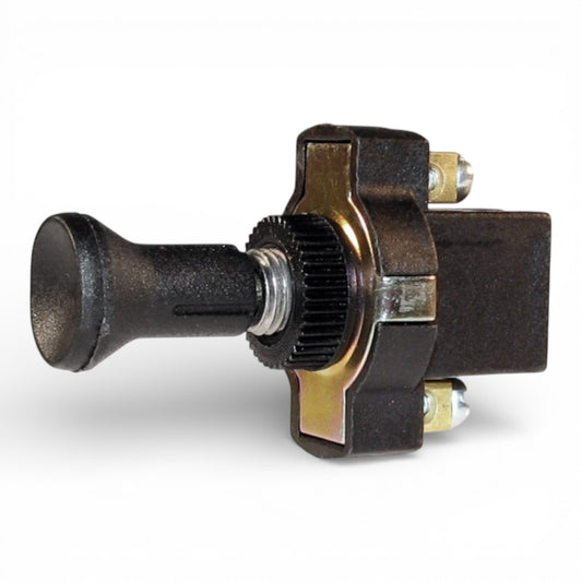 Pull On / Push Off Switch – Short Neck Choke & Fuel Control 16A 12V / 8A 24V | Pull / Push Lever Switch