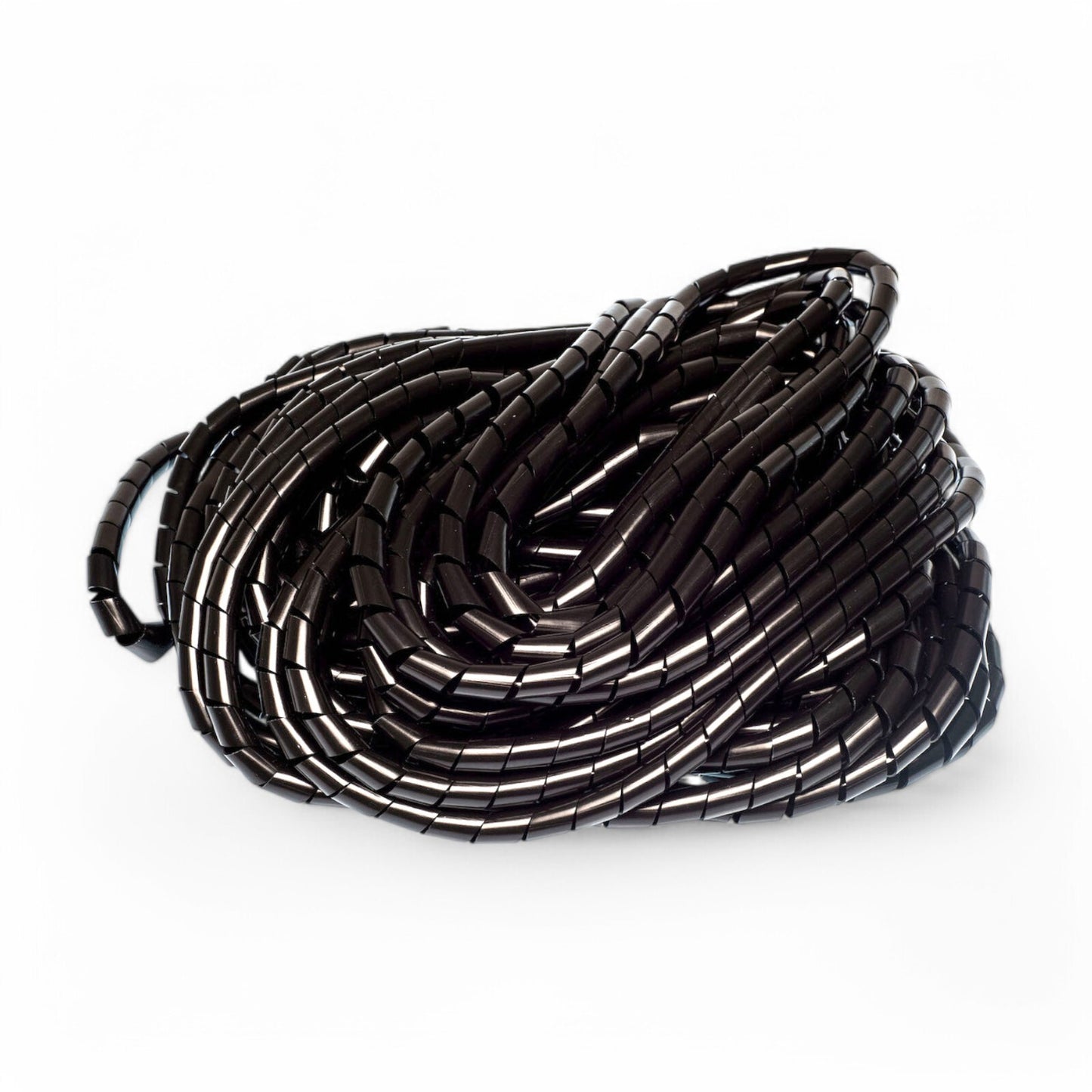 Spiral Wrap Cable Tidy – Flexible Wire Binding & Cable Management | Black LDPE | Multiple Sizes