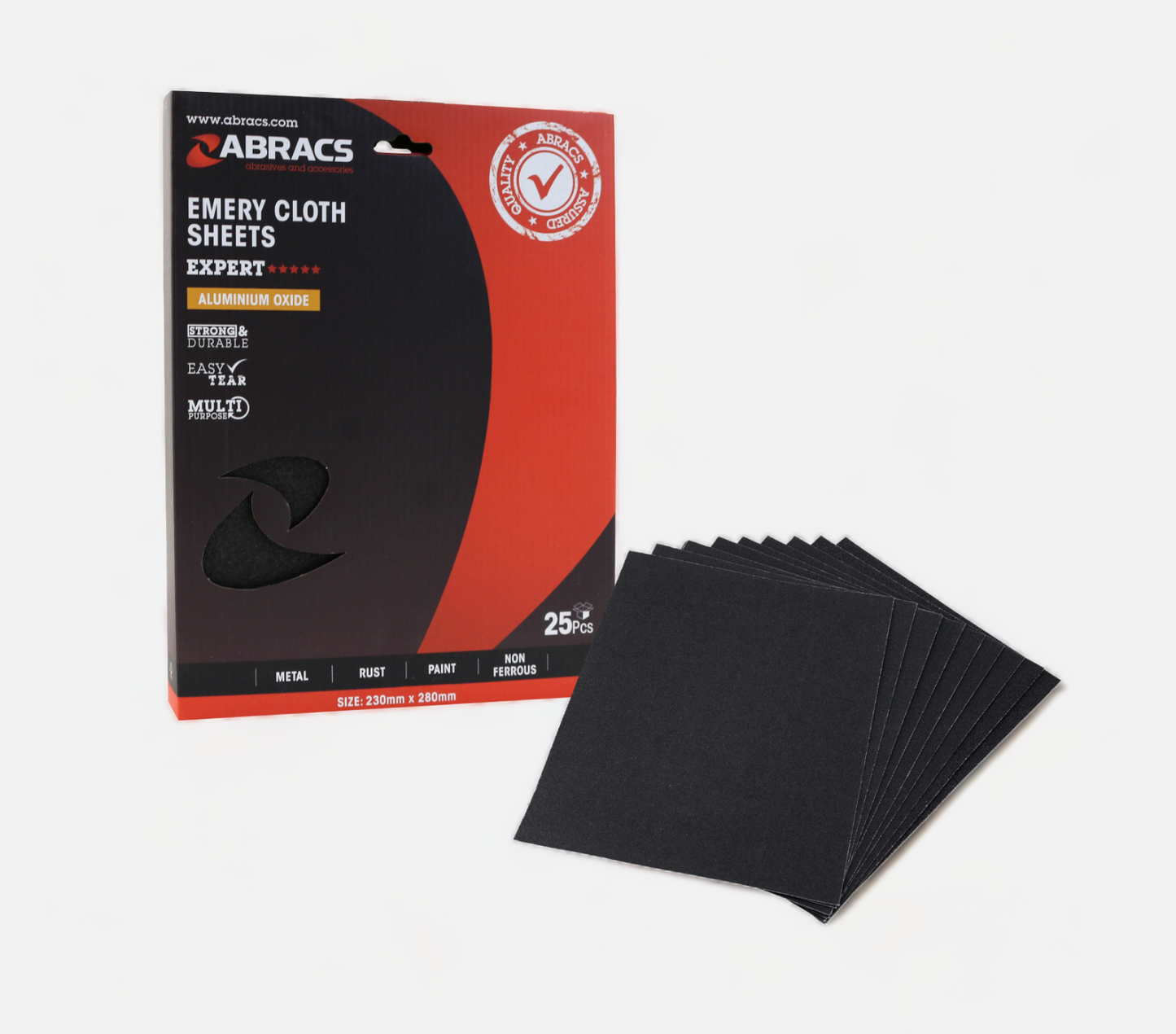 Emery Cloth Sheets Blue Sandpaper Abrasive Sand Paper (Aluminium Oxide) 40 – 120 Grit