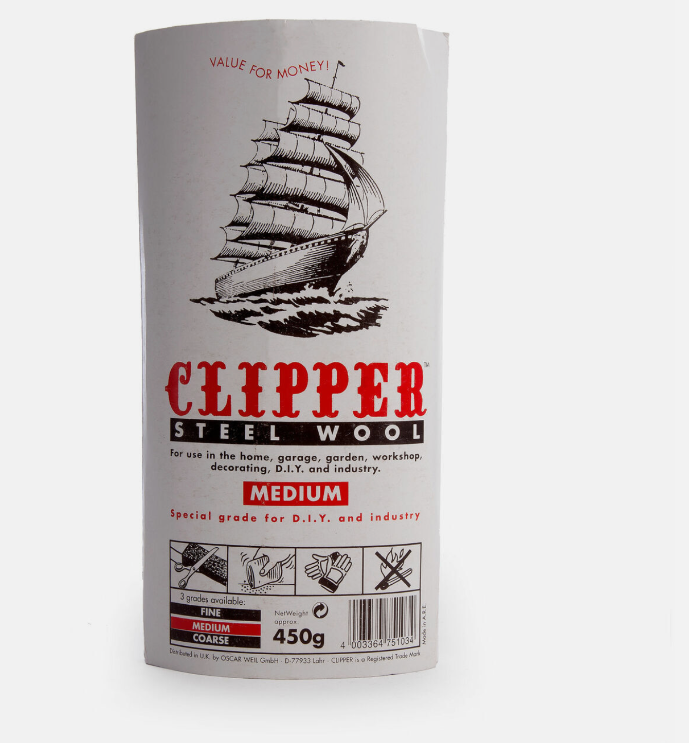 Clipper Steel Wire Wool – Fine, Medium & Coarse Grades | Flexible Abrasive for Cleaning, Polishing & Surface Prep