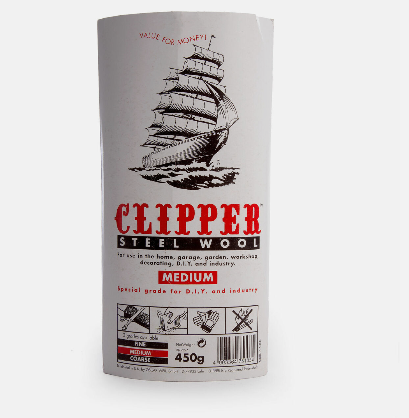 Clipper Steel Wire Wool – Fine, Medium & Coarse Grades | Flexible Abrasive for Cleaning, Polishing & Surface Prep