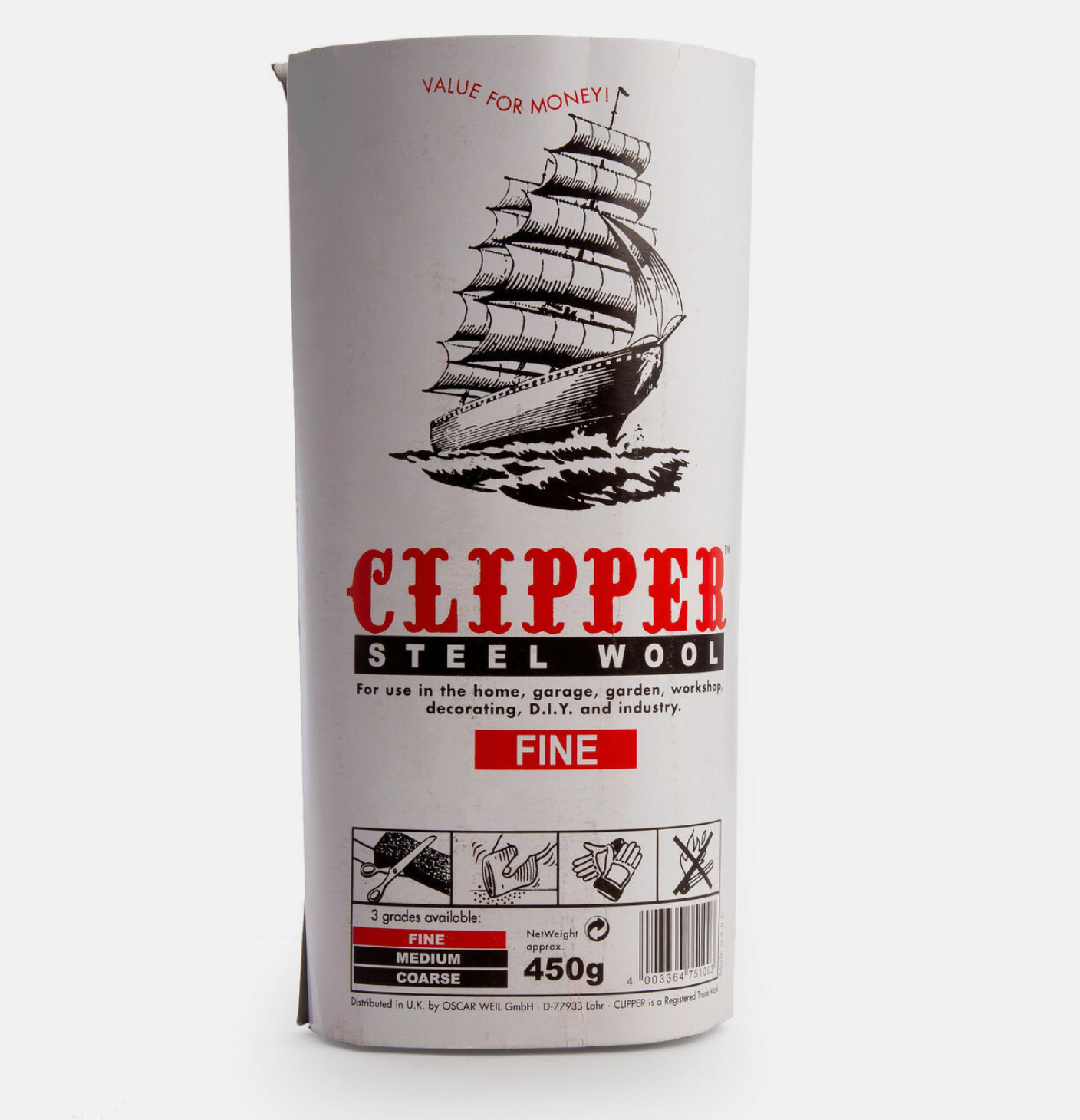 Clipper Steel Wire Wool – Fine, Medium & Coarse Grades | Flexible Abrasive for Cleaning, Polishing & Surface Prep