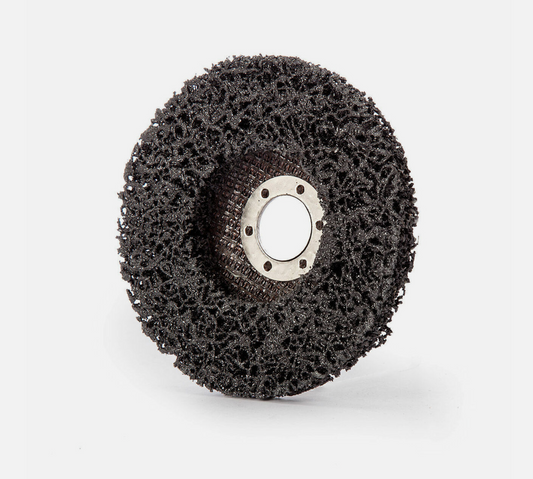 Polycarbide Strip Wheel 125mm Poly Strip Wheel – Fast, Non-Damaging Paint & Rust Removal for Metal, Wood & Fibreglass