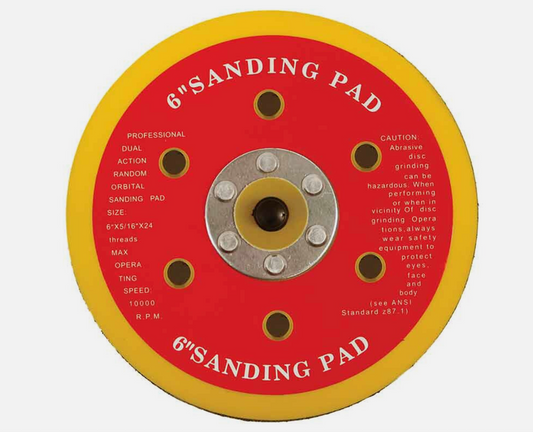 Backing Pads for Sanding Discs (Fibre)– 100mm, 115mm, 125mm & 178mm | Hook & Loop Support Pads for Angle Grinders & Sanders