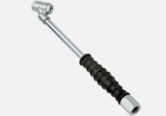 PCL Air Line Tyre Inflator Connector – Twin Hold-On Open End Valve | PCL Tyre Inflator (Black)