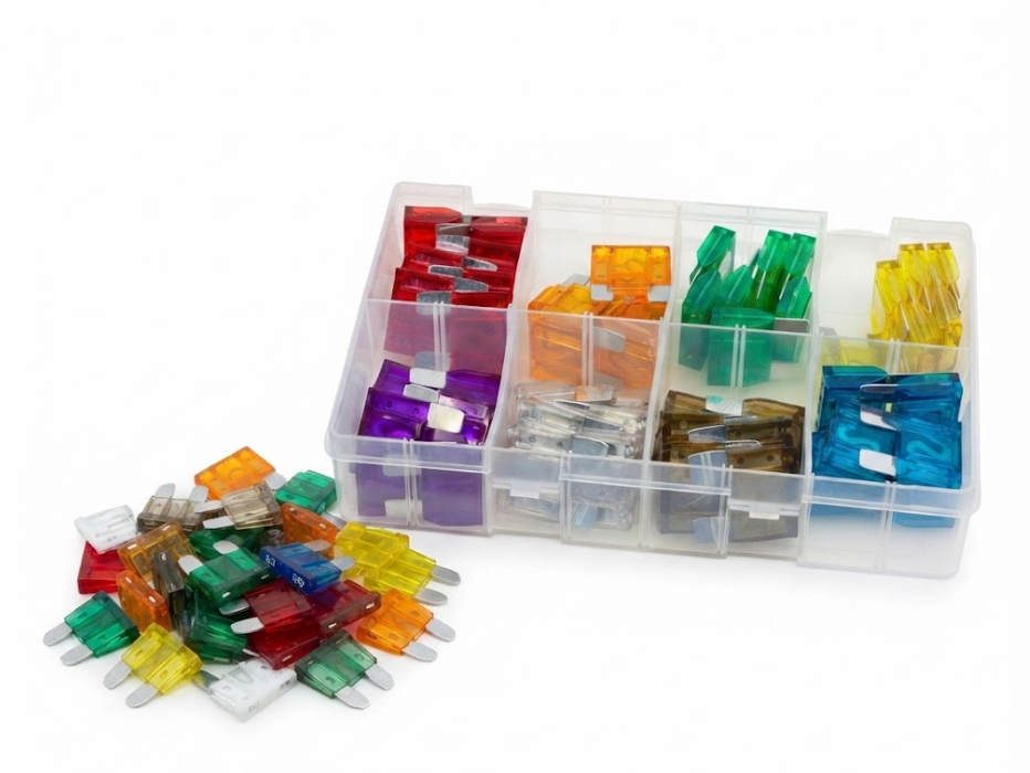 50pc Assorted Maxi Blade Fuse Box - 20A to 100A
