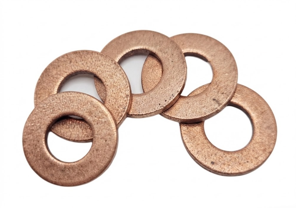 Copper Sealing Washers - Metric Flat DIN 7603 A, M14 to M42
