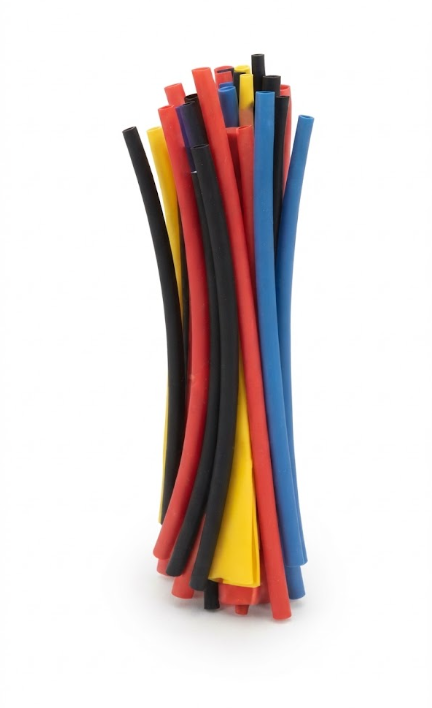 Mixed Heat Shrink Tube Wire Wrap Assorted Electrical Insulation Sleeving Tubing – Mixed Coloured Heat Shrink (200mm Length)