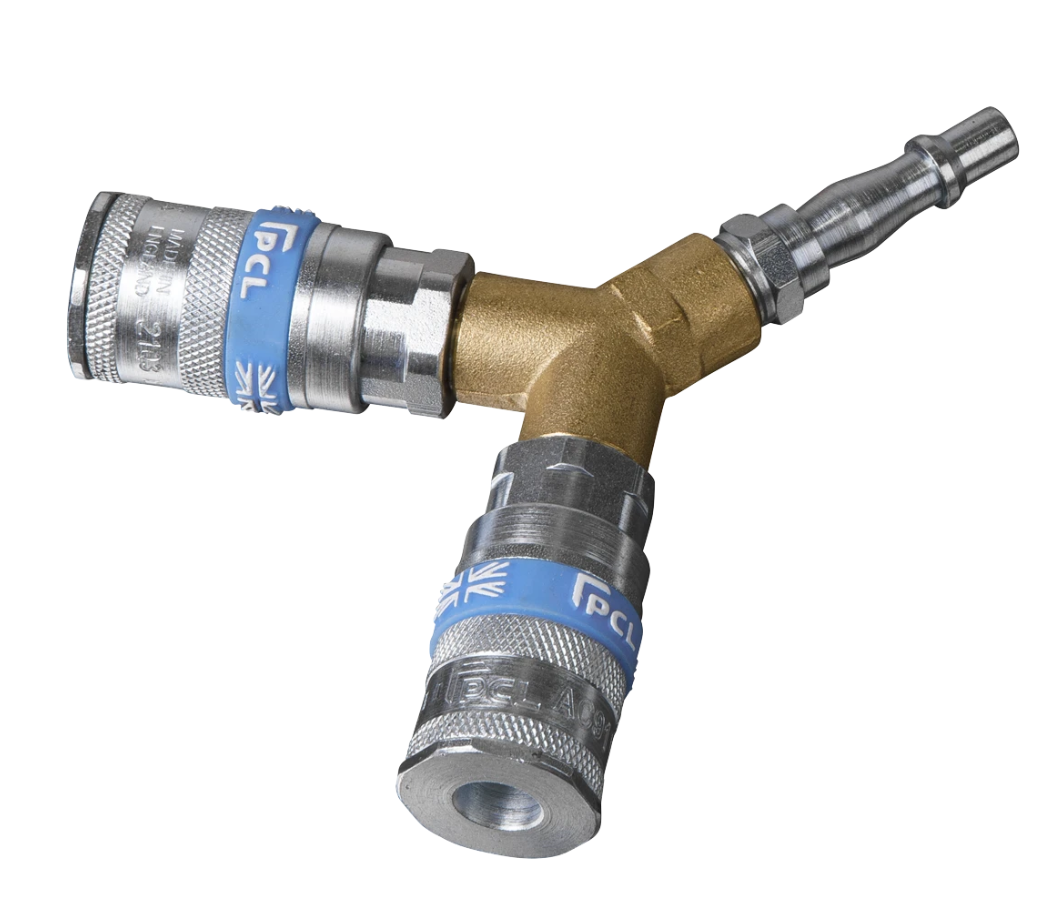 Genuine PCL Twin Piece Couplings – Y-Piece Adaptor for Vertex & Airflow | PCL Twin Couplings