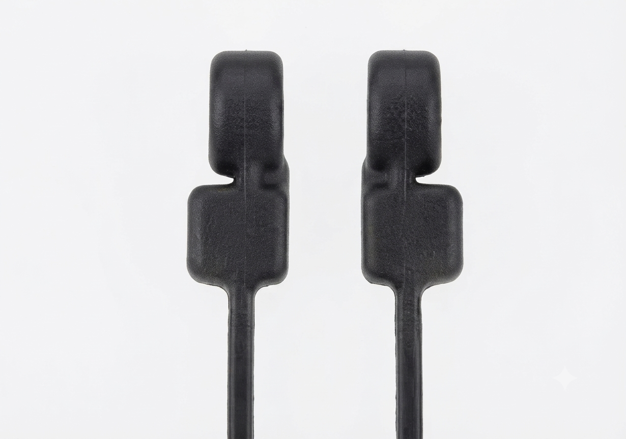 Screw Mount Cable Ties – Mounting Hole, Nylon 66 (M3–M6)