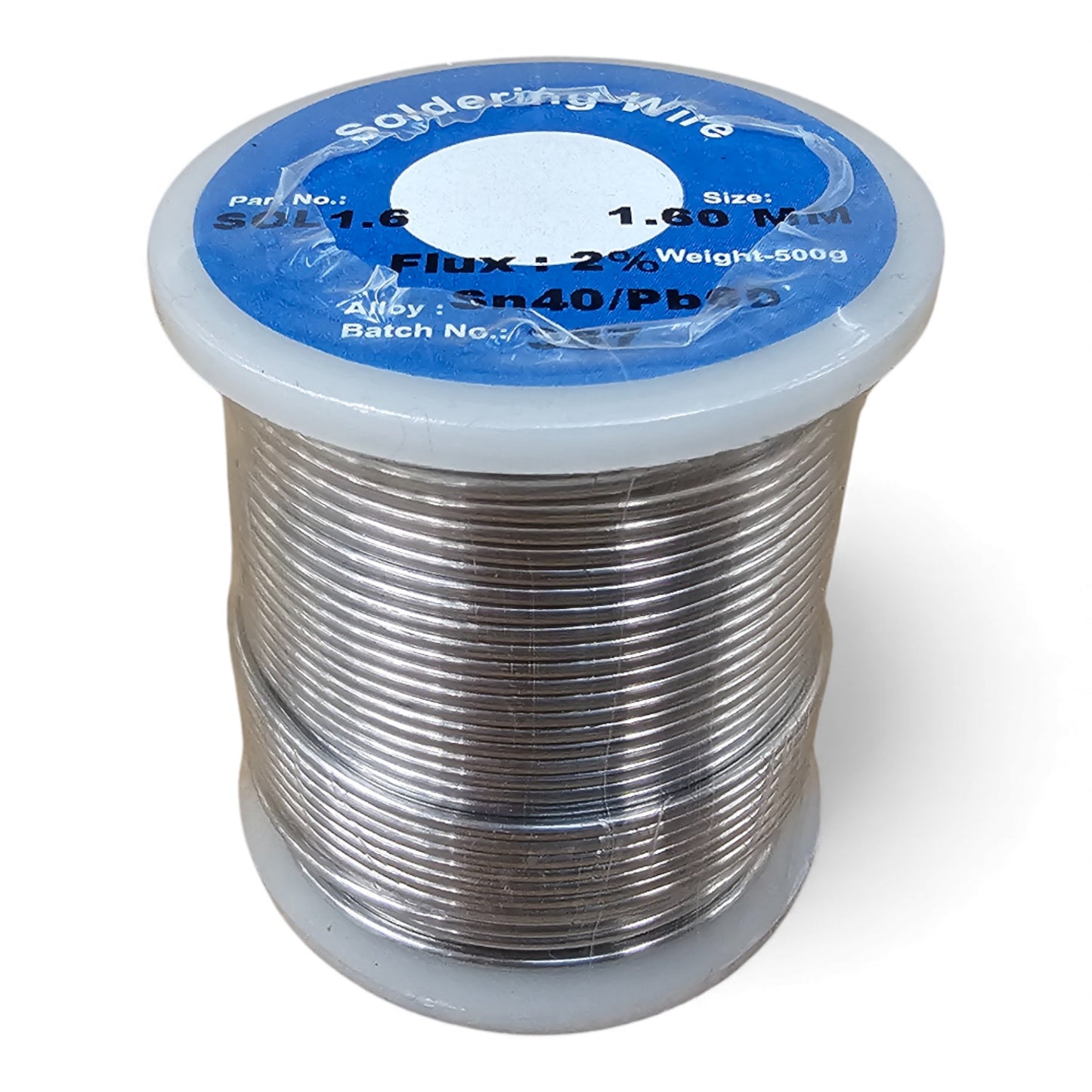 General Purpose Solder Wire – Fluxed Core | 500g Roll | 40% Tin / 60% Lead | 1.6mm |3.25mm