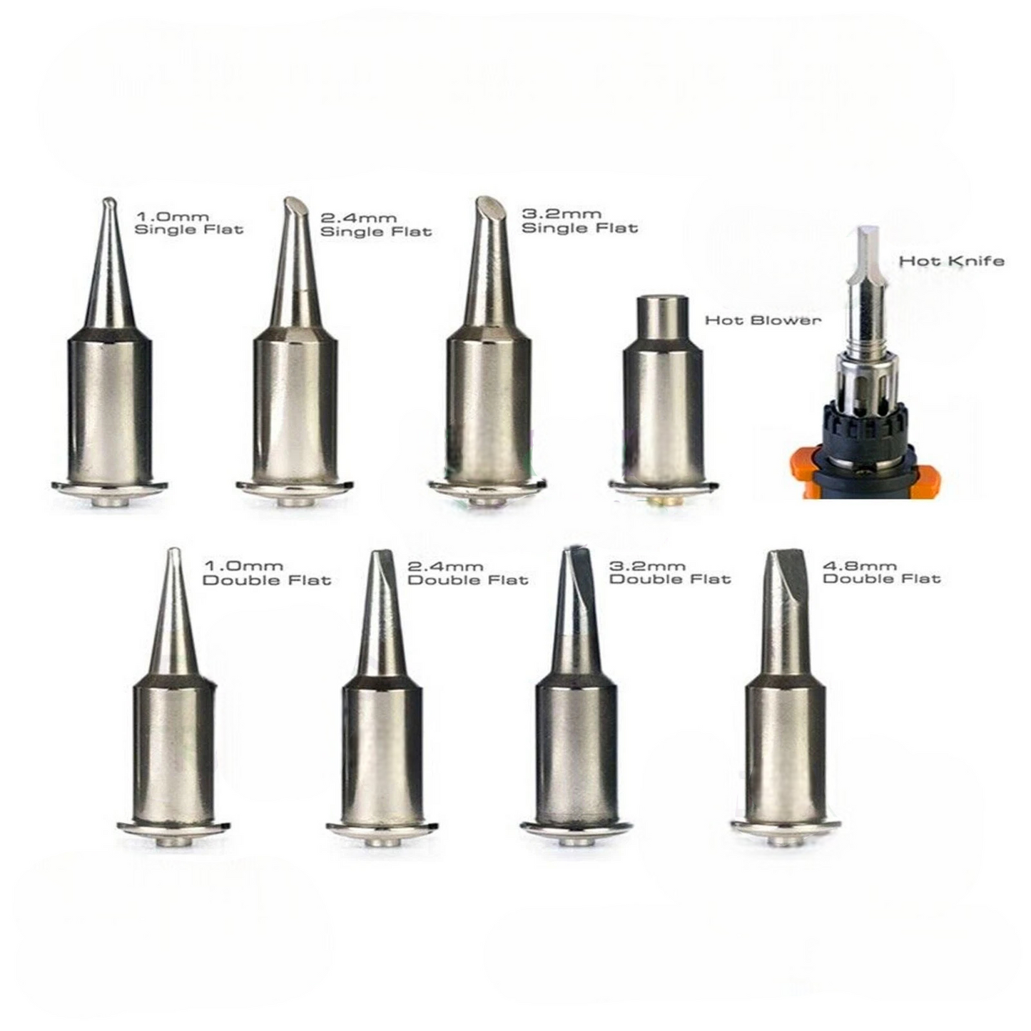 Gas Solder Tips - Ends For Portasol Soldering Iron Portasol Superpro (All Types)