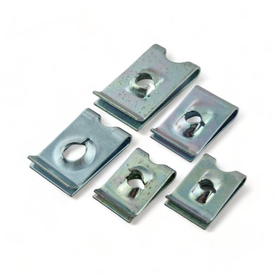 Speed Fasteners U Nuts Clips Spire Fasteners U-Clips – Screw Sizes 6 8 10 12 14 | Assorted & Bulk Packs