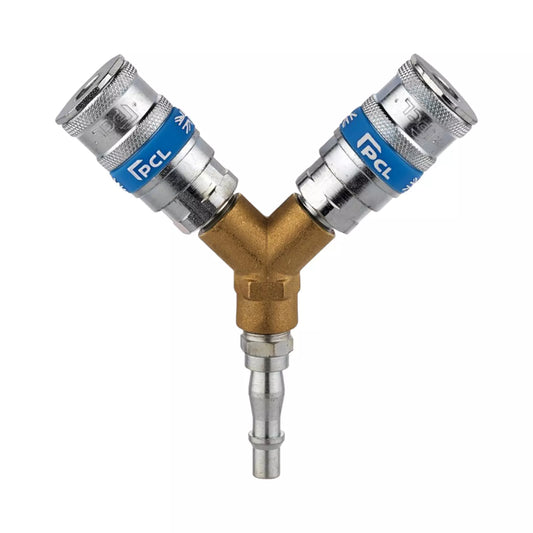 Genuine PCL Twin Piece Couplings – Y-Piece Adaptor for Vertex & Airflow | PCL Twin Couplings