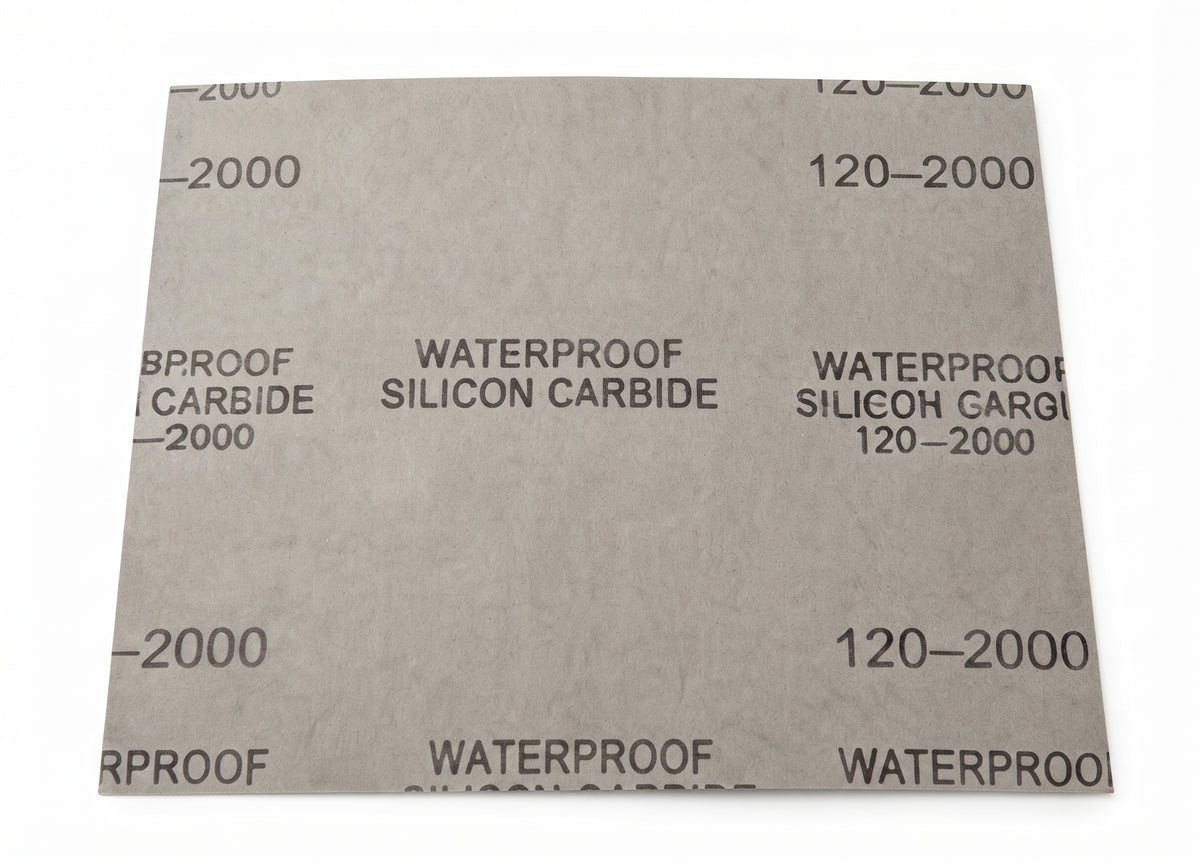Wet & Dry Sheets 280 x 230mm — Waterproof Silicon Carbide, 120–2000