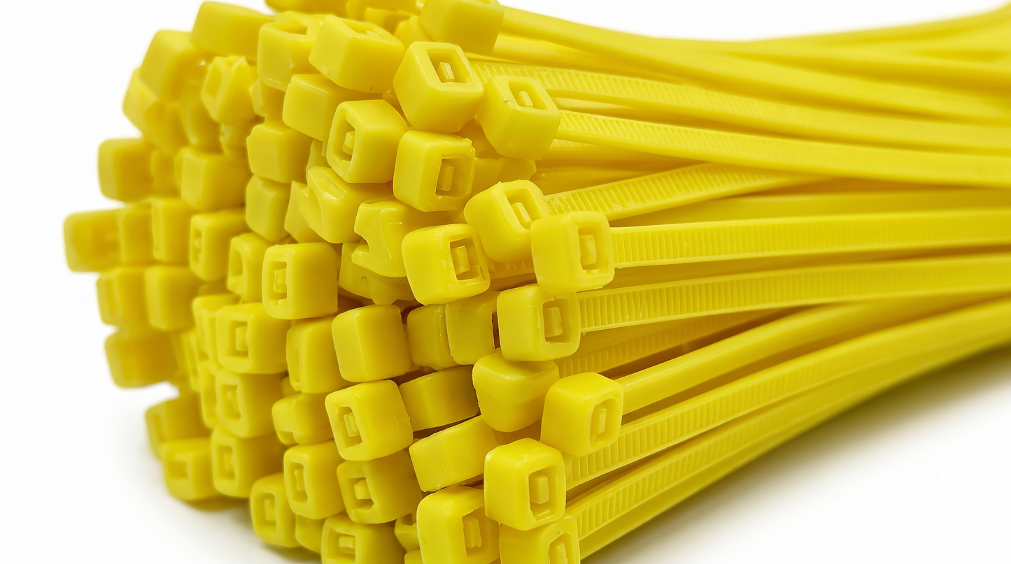 Fluorescent Yellow Cable Ties (All Sizes)