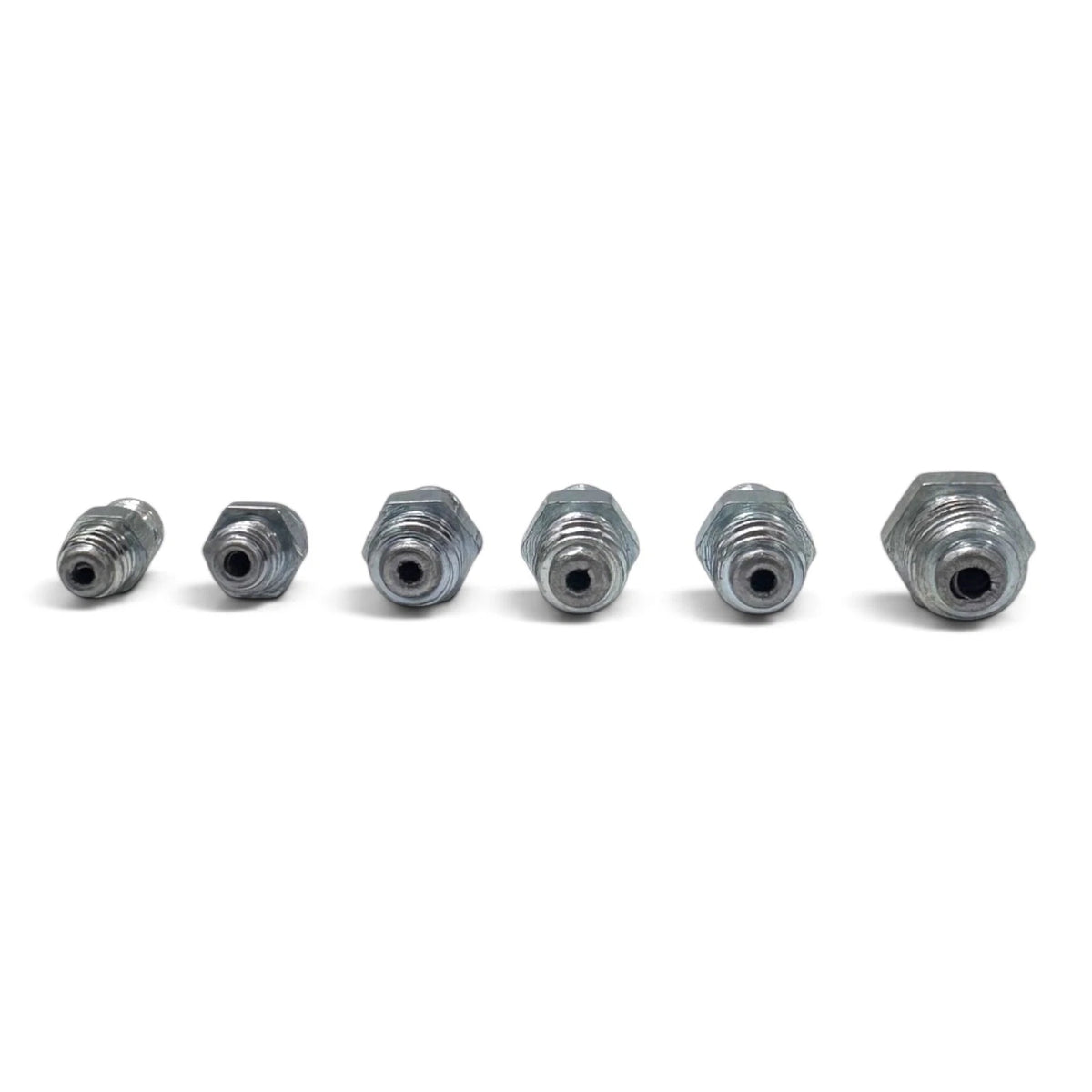 130pc Assorted Grease Nipples Box - M6, M8, M10, BSP & UNF