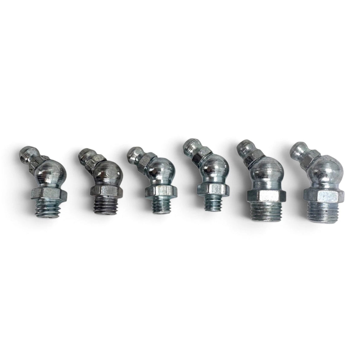 130pc Assorted Grease Nipples Box - M6, M8, M10, BSP & UNF