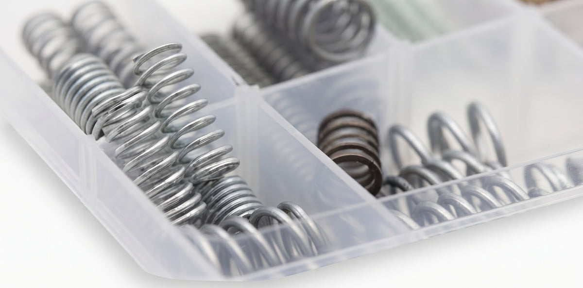 70pc Assorted Compression Springs Box - 10 Sizes