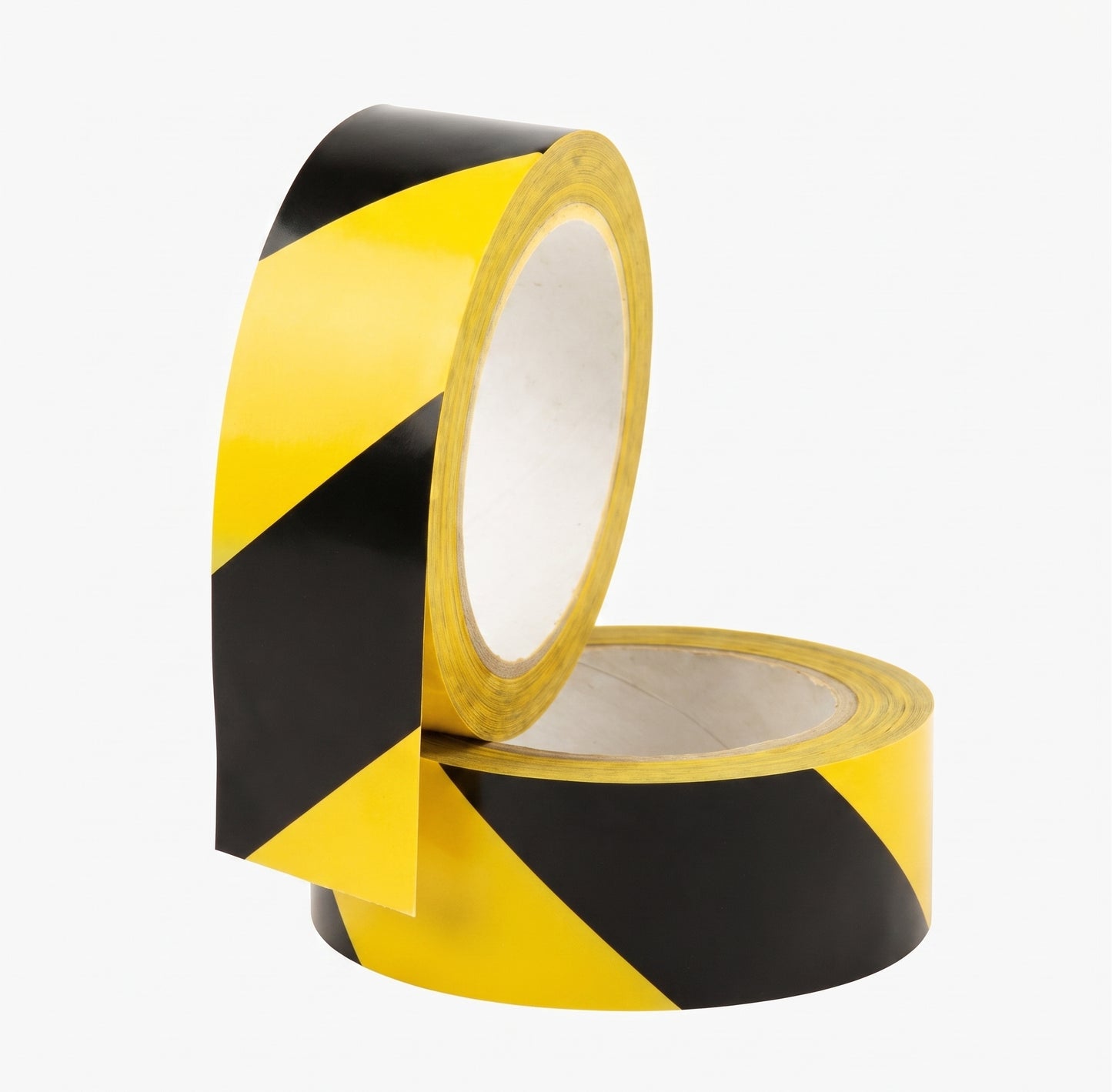 Black & Yellow Barrier Tape – Non-Adhesive Hazard Warning Tape (500m)