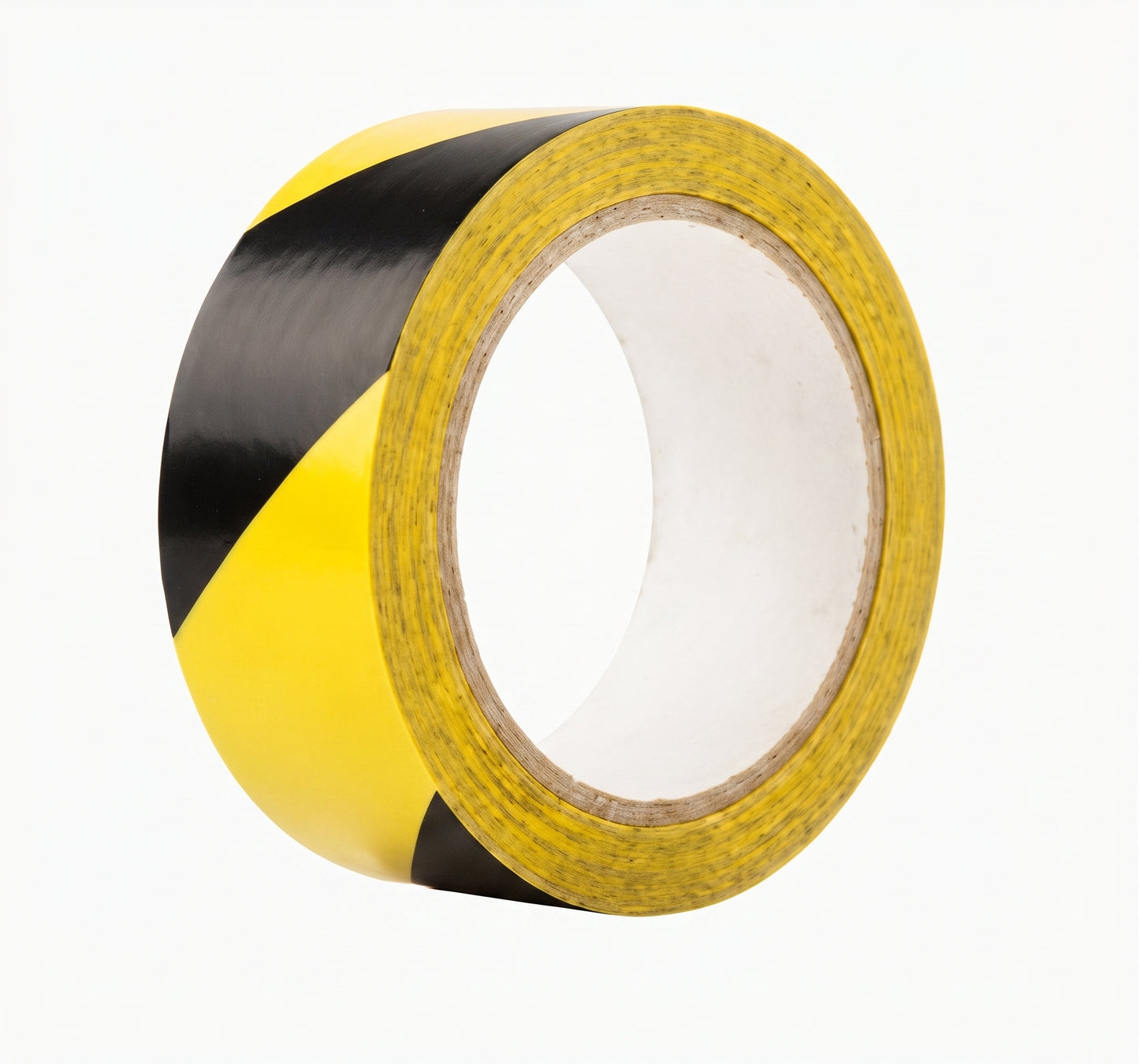Black & Yellow Barrier Tape – Non-Adhesive Hazard Warning Tape (500m)