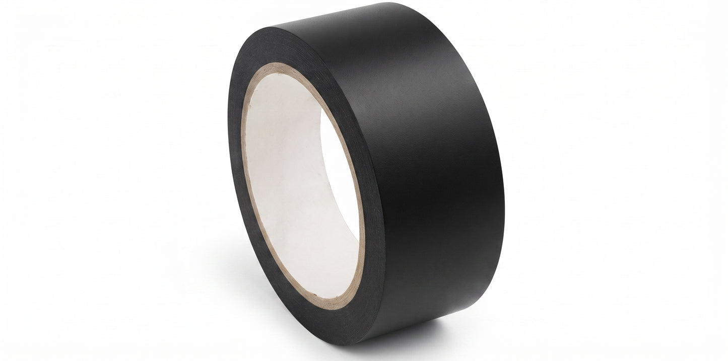 Black Gaffer Tape – Cloth Duct Tape, Hand-Tearable (48mm–100mm x 50m)