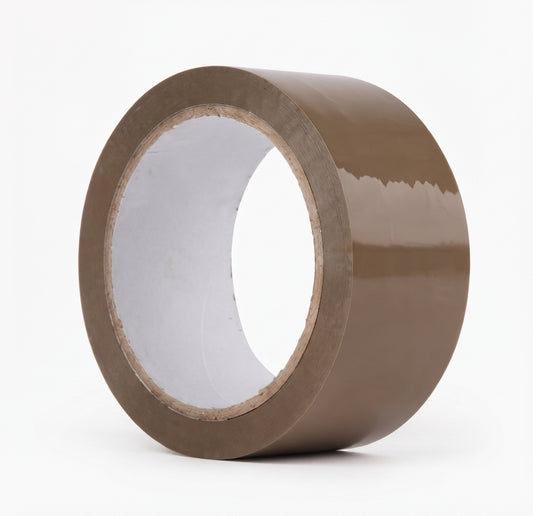 Brown Parcel Tape 48mm – Strong Low-Noise Acrylic Box Sealing Tape