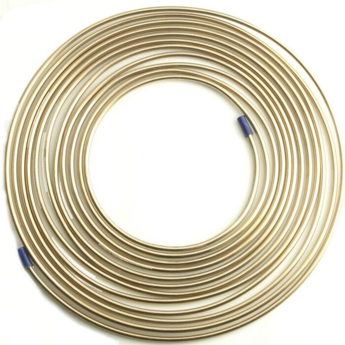 3/16″ Cupro-Nickel Brake Pipe – 25ft Roll (4.76mm) Brake & Fuel Line