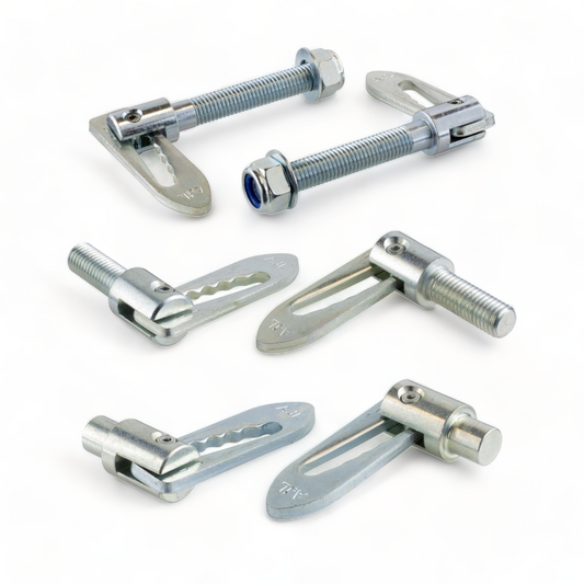 Anti-Luce Fasteners – Weld-On & Bolt-On Drop Catch Tailgate Locks | Trailer & Horsebox | 12mm / M12 / 1/2" UNF