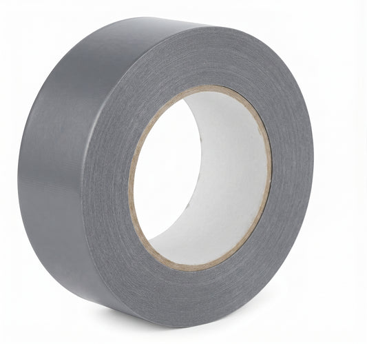 Silver Gaffer Tape – Cloth Duct Tape, Hand-Tearable (48mm–100mm x 50m)