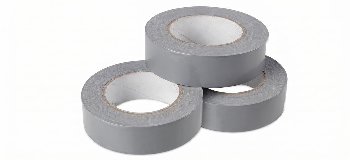 Silver Gaffer Tape – Cloth Duct Tape, Hand-Tearable (48mm–100mm x 50m)