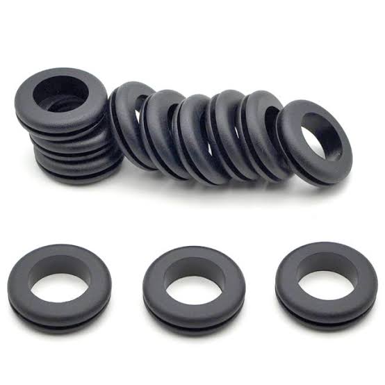 280Pcs Assorted Box of Wiring Grommets – Open Rubber Grommets 6mm–25mm | 280x Wiring Grommets