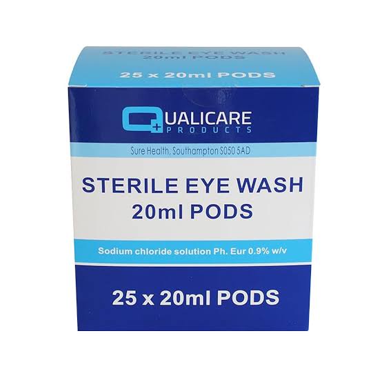 Sterile Saline 20ml Pods – Eye Wash & Wound Cleaning Solution (0.9% Sodium Chloride)