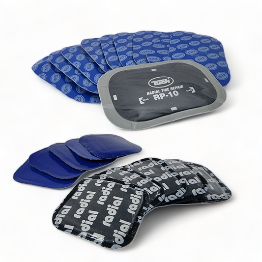 Universal Radial Tyre Repair Patches – Inner Tube Puncture Patches (45×45mm / 45×75mm)