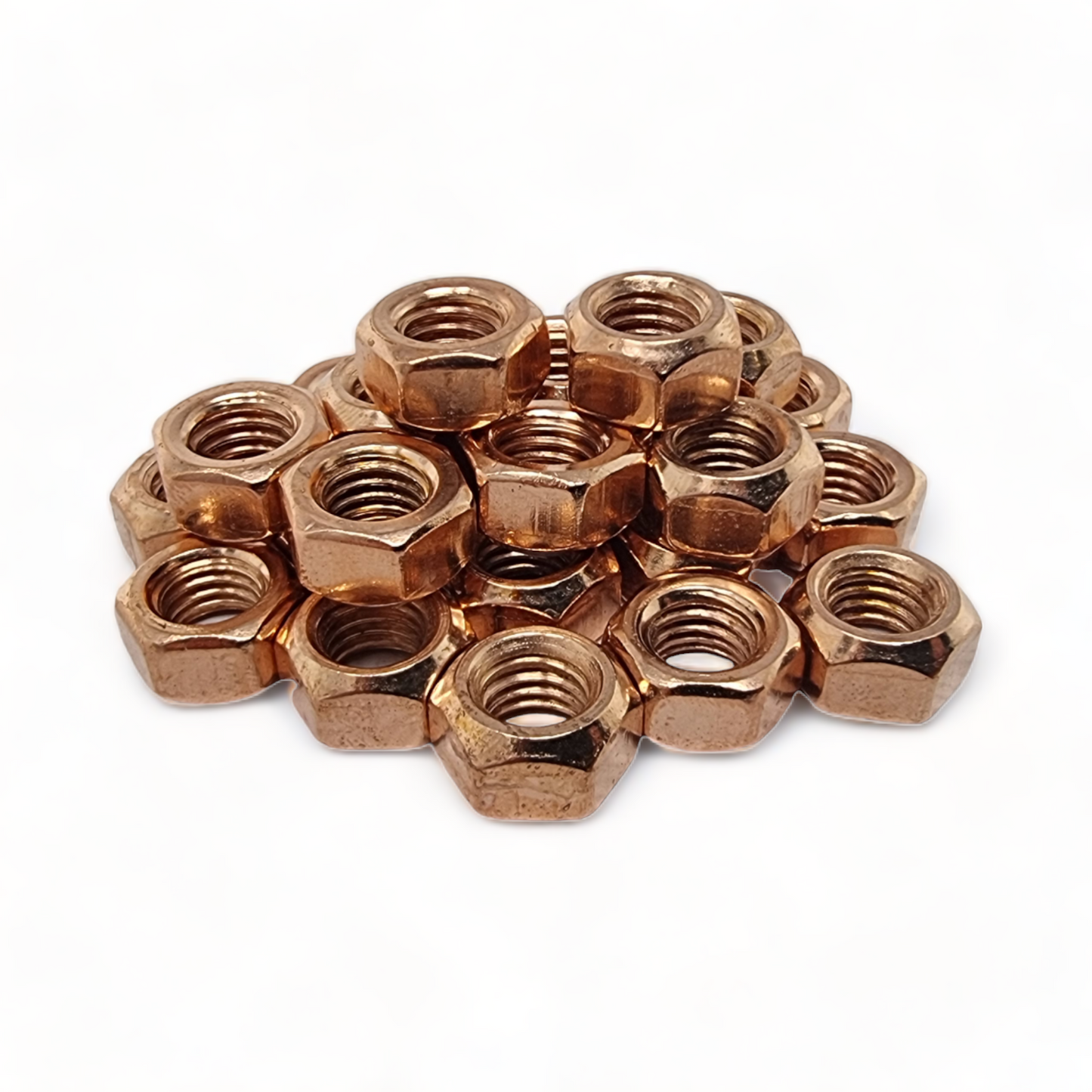 Copper Flashed Exhaust Manifold Nuts – High Temp Metric M8 & M10 | Turbo & Inlet Nuts
