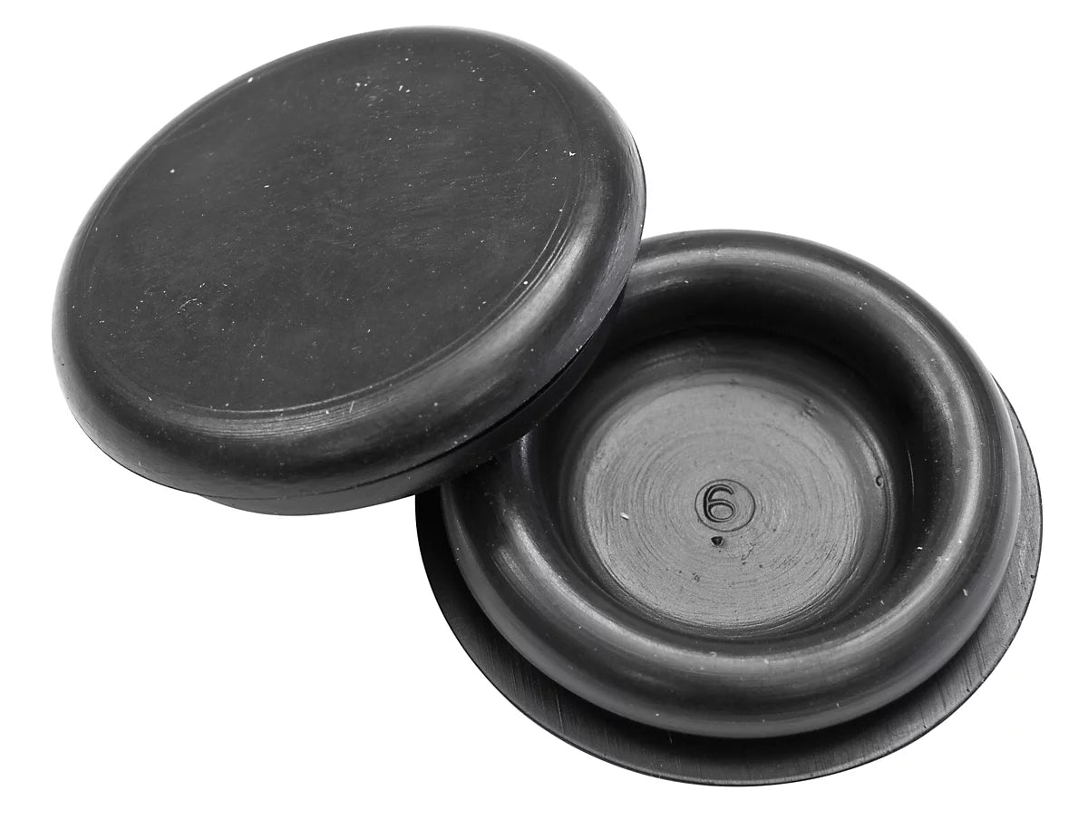 Cable Blanking Rubber Grommets Assorted Box – Closed Blind Plugs 6mm–25mm | 280x Blanking Grommets