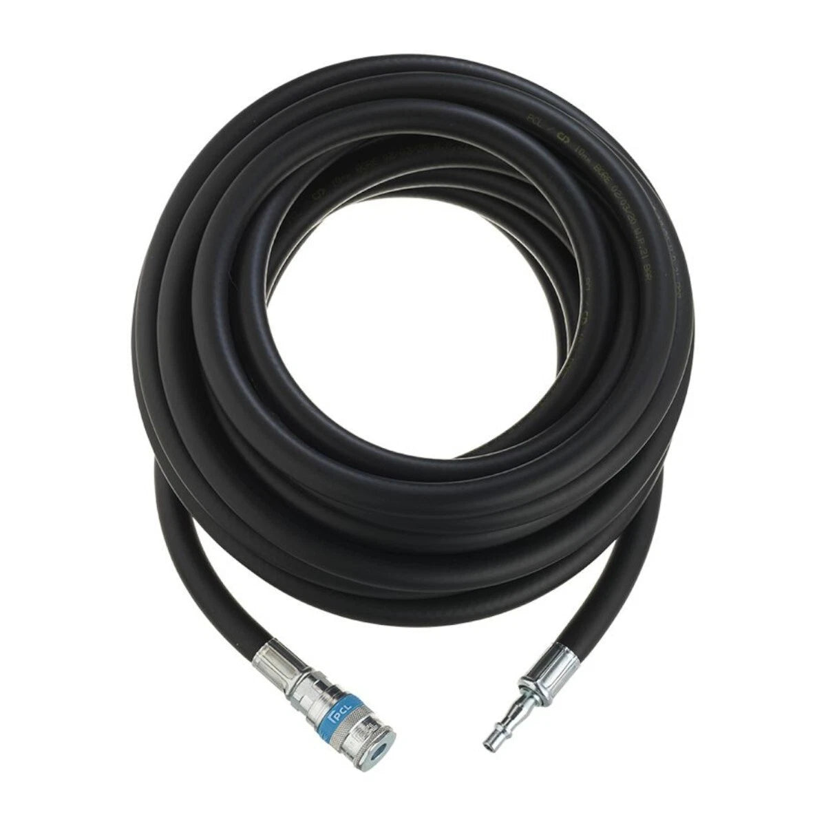 PCL Rubber Airline Hose 10mm x 15m – Complete with Vertex Coupling & Adaptor | PCL Rubber Airline