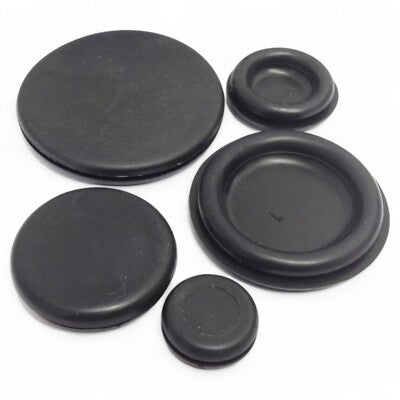 Cable Blanking Rubber Grommets Assorted Box – Closed Blind Plugs 6mm–25mm | 280x Blanking Grommets